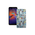 Чохол-флип з екошкіри для телефону Motorola Moto e6