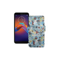 Чохол-книжка з екошкіри для телефону Motorola Moto e6