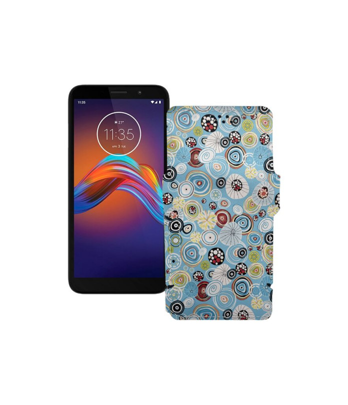 Чохол-книжка з екошкіри для телефону Motorola Moto e6