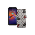 Чохол-книжка з екошкіри для телефону Motorola Moto e6