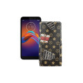 Чохол-флип з екошкіри для телефону Motorola Moto e6