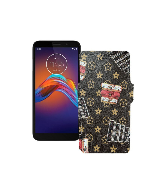 Чохол-книжка з екошкіри для телефону Motorola Moto e6