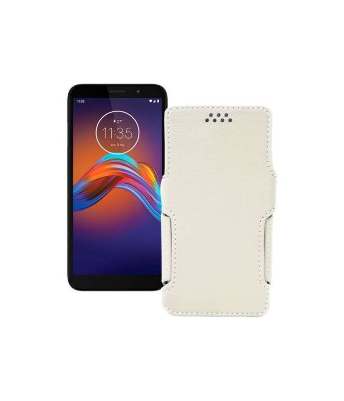 Чохол-книжка з екошкіри для телефону Motorola Moto e6