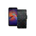 Чохол-книжка з екошкіри для телефону Motorola Moto e6