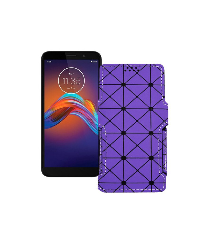 Чохол-книжка з екошкіри для телефону Motorola Moto e6