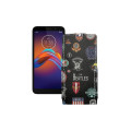 Чохол-флип з екошкіри для телефону Motorola Moto e6