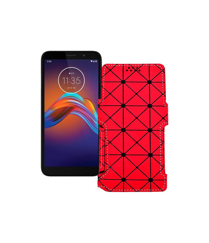 Чохол-книжка з екошкіри для телефону Motorola Moto e6