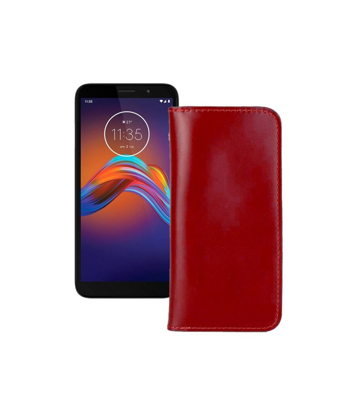 Портмоне з шкіри для телефону Motorola Moto e6