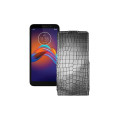 Чохол-флип з екошкіри для телефону Motorola Moto e6