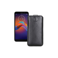 Витяжка з екошкіри для телефону Motorola Moto e6