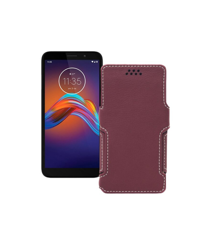 Чохол-книжка з екошкіри для телефону Motorola Moto e6