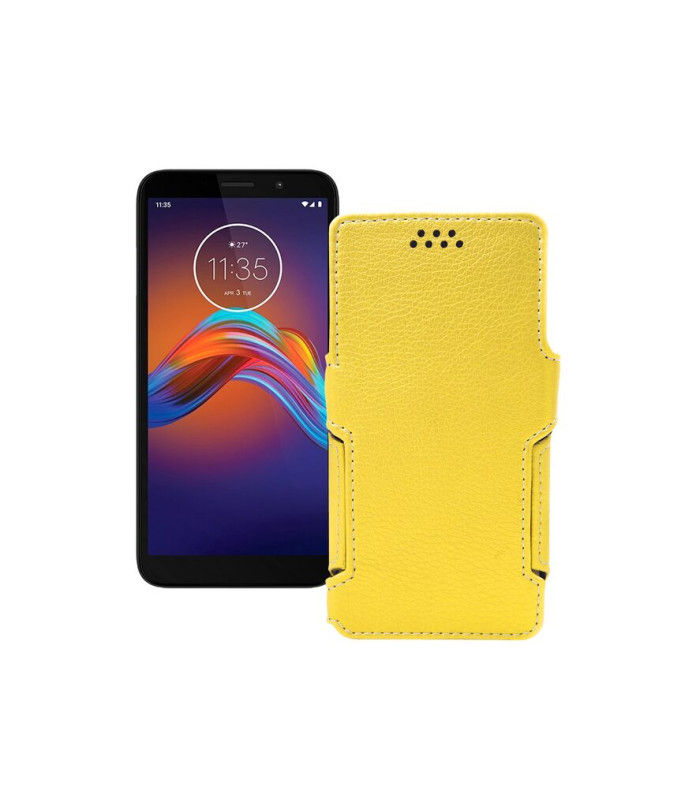 Чохол-книжка з екошкіри для телефону Motorola Moto e6