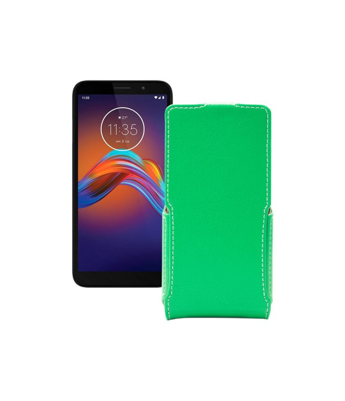 Чохол-флип з екошкіри для телефону Motorola Moto e6