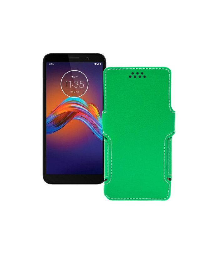 Чохол-книжка з екошкіри для телефону Motorola Moto e6