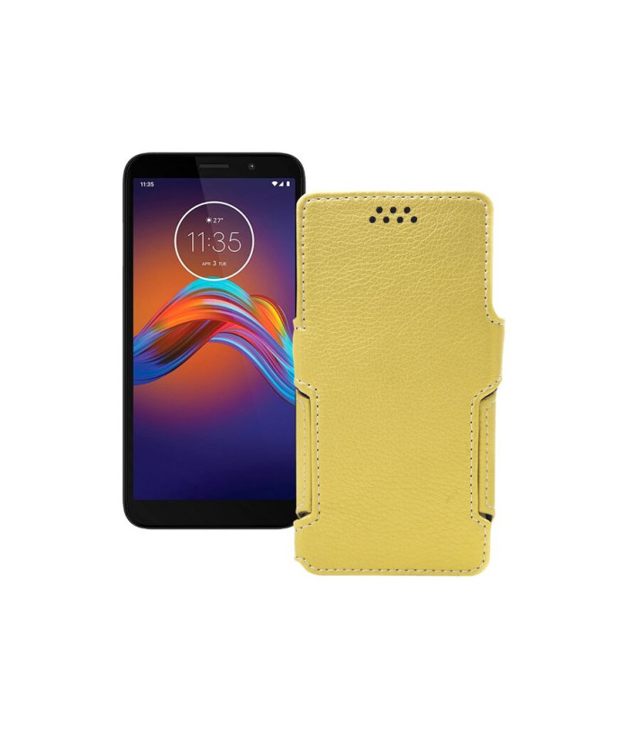 Чохол-книжка з екошкіри для телефону Motorola Moto e6