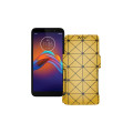 Чохол-книжка з екошкіри для телефону Motorola Moto e6