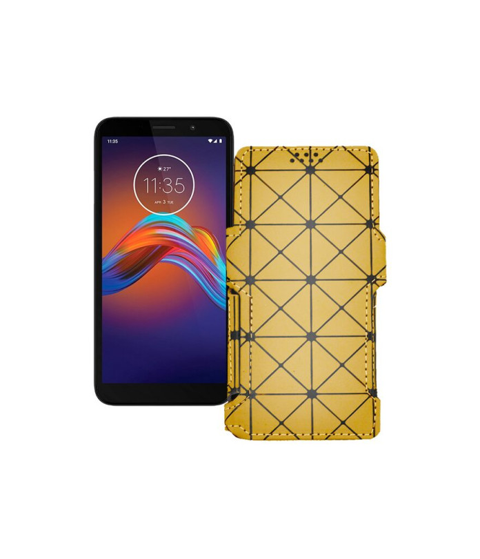 Чохол-книжка з екошкіри для телефону Motorola Moto e6