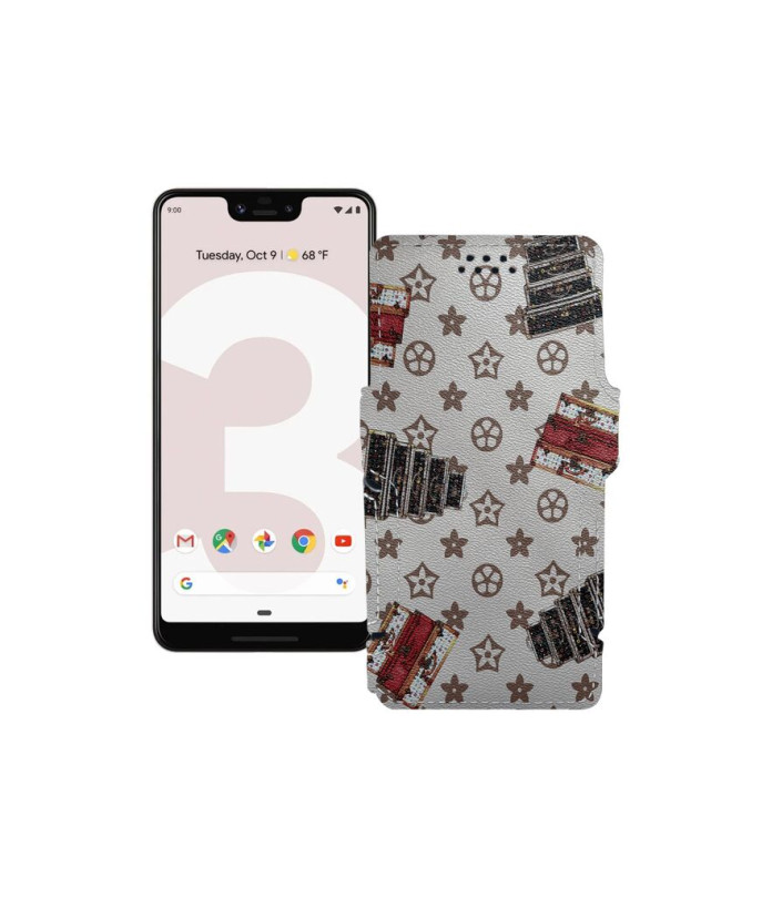 Чохол-книжка з екошкіри для телефону Google Pixel 3