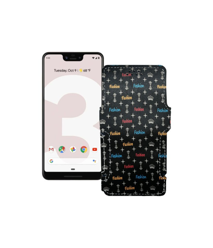 Чохол-книжка з екошкіри для телефону Google Pixel 3