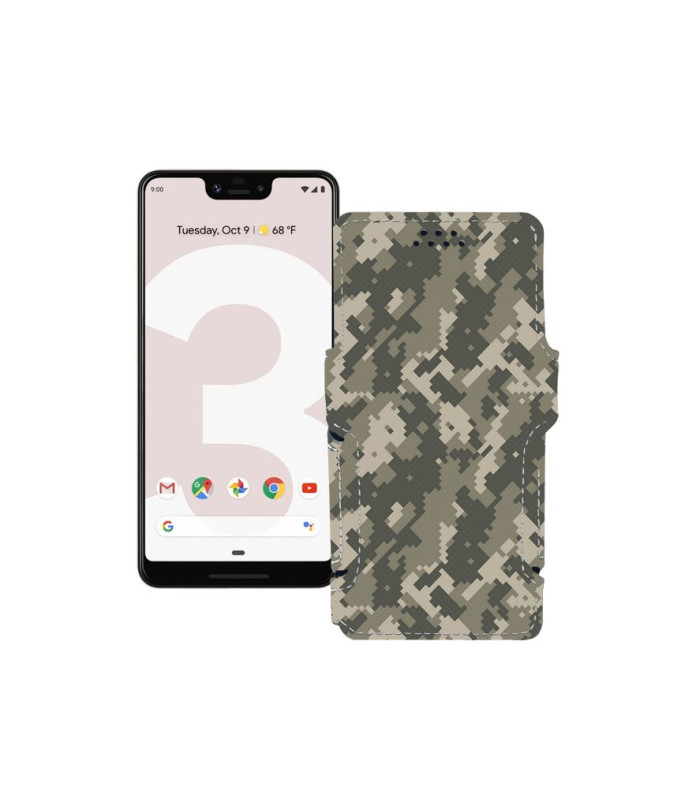 Чохол-книжка з екошкіри для телефону Google Pixel 3