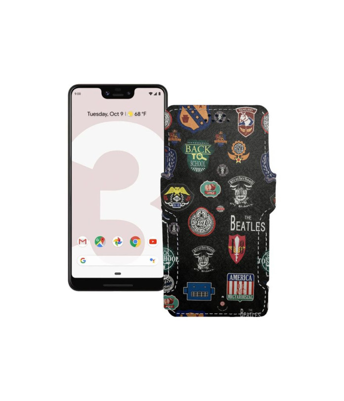 Чохол-книжка з екошкіри для телефону Google Pixel 3