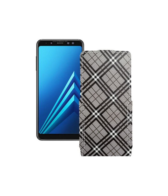 Чохол-флип з екошкіри для телефону Samsung Galaxy A8 2018 (A530)