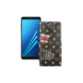 Чохол-флип з екошкіри для телефону Samsung Galaxy A8 2018 (A530)