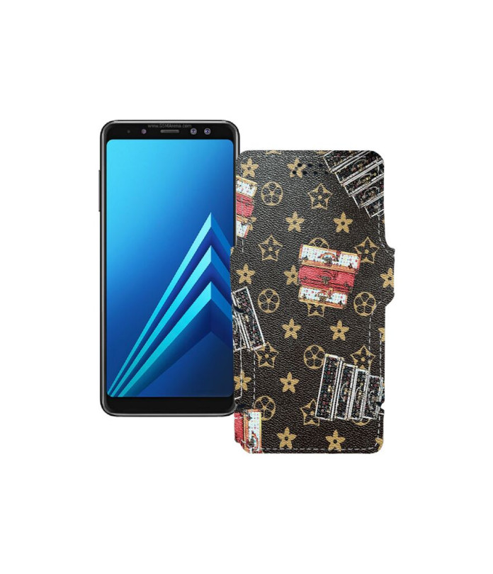 Чохол-книжка з екошкіри для телефону Samsung Galaxy A8 2018 (A530)