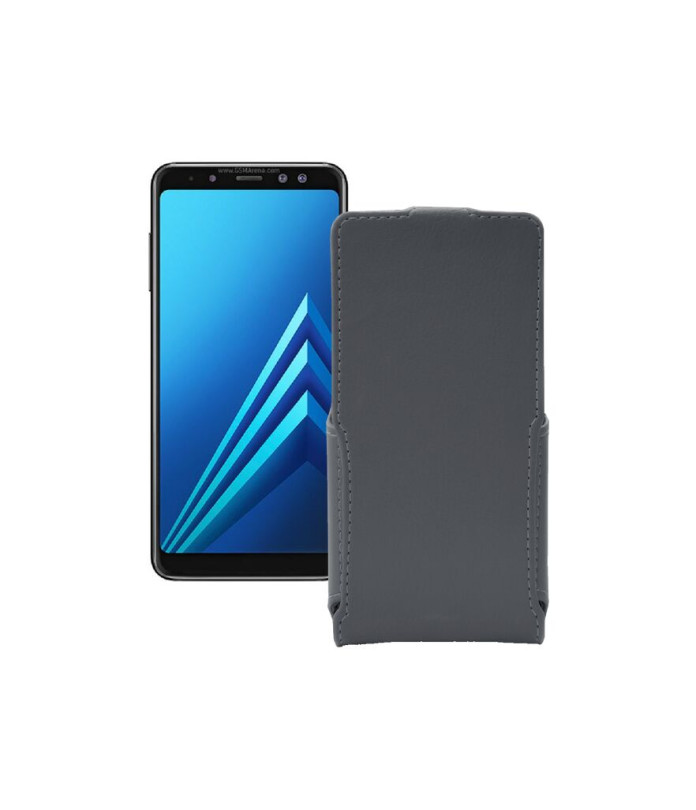 Чохол-флип з екошкіри для телефону Samsung Galaxy A8 2018 (A530)