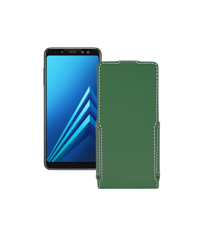 Чохол-флип з екошкіри для телефону Samsung Galaxy A8 2018 (A530)