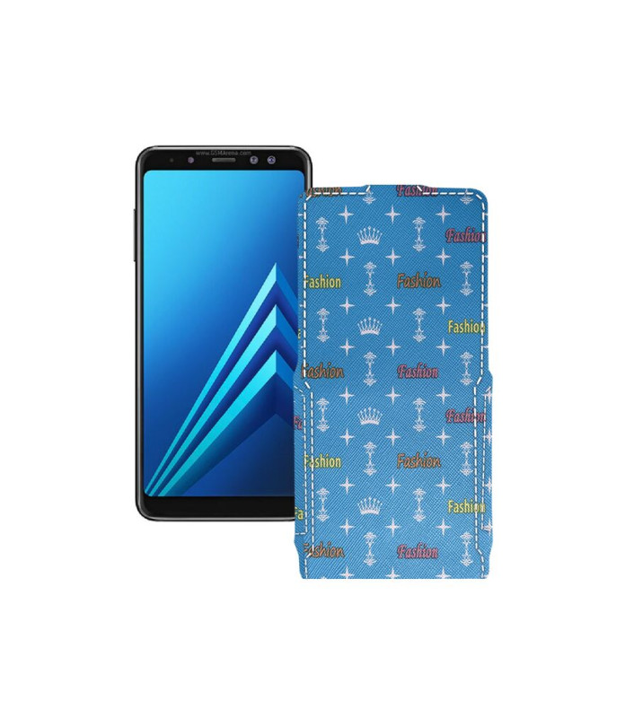 Чохол-флип з екошкіри для телефону Samsung Galaxy A8 2018 (A530)