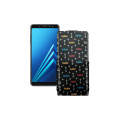 Чохол-флип з екошкіри для телефону Samsung Galaxy A8 2018 (A530)