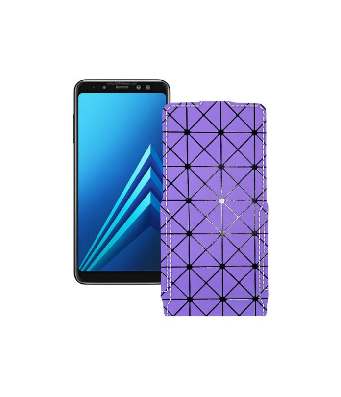 Чохол-флип з екошкіри для телефону Samsung Galaxy A8 2018 (A530)