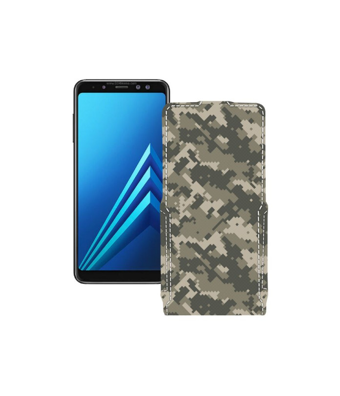 Чохол-флип з екошкіри для телефону Samsung Galaxy A8 2018 (A530)