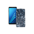 Чохол-флип з екошкіри для телефону Samsung Galaxy A8 2018 (A530)