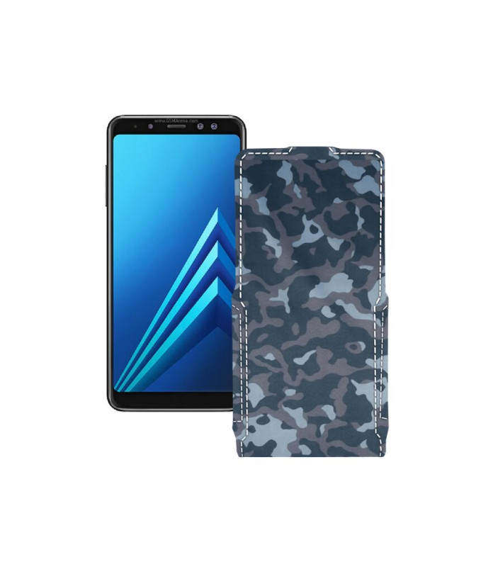 Чохол-флип з екошкіри для телефону Samsung Galaxy A8 2018 (A530)