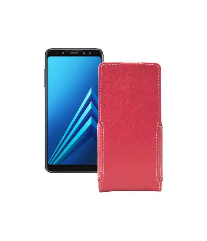 Чохол-флип з екошкіри для телефону Samsung Galaxy A8 2018 (A530)