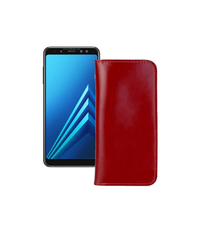 Портмоне з шкіри для телефону Samsung Galaxy A8 2018 (A530)