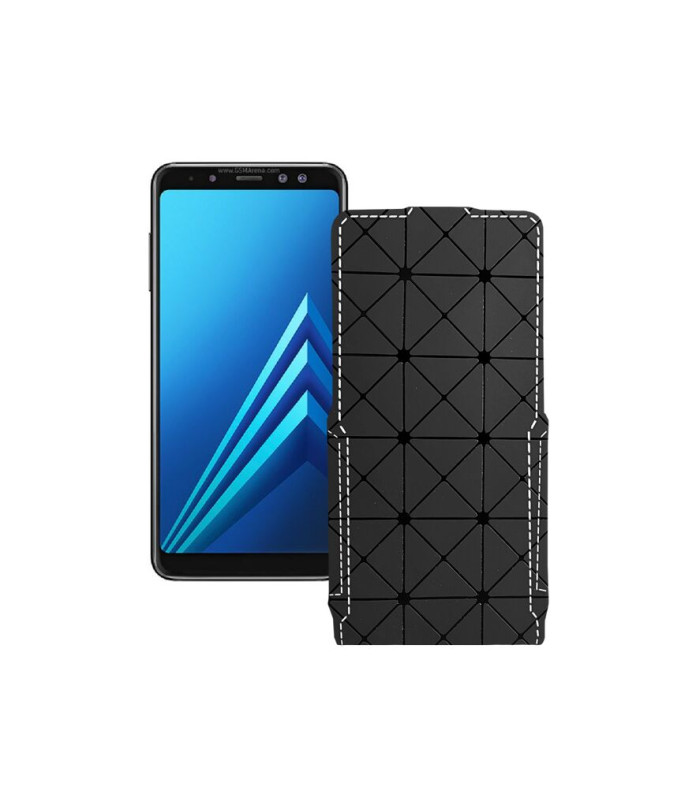 Чохол-флип з екошкіри для телефону Samsung Galaxy A8 2018 (A530)