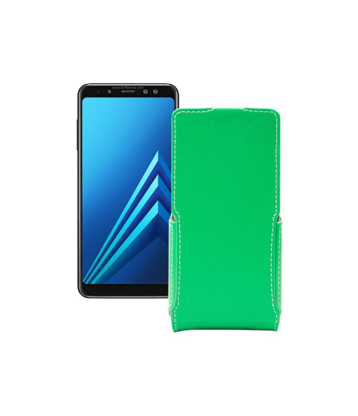 Чохол-флип з екошкіри для телефону Samsung Galaxy A8 2018 (A530)