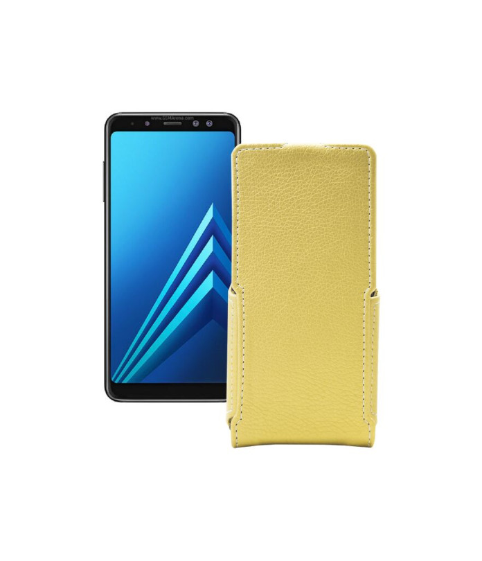 Чохол-флип з екошкіри для телефону Samsung Galaxy A8 2018 (A530)