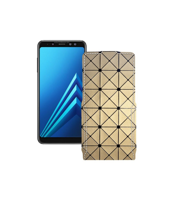 Чохол-флип з екошкіри для телефону Samsung Galaxy A8 2018 (A530)