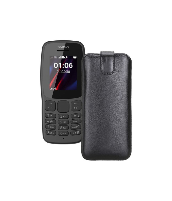 Витяжка з екошкіри для телефону Nokia 106