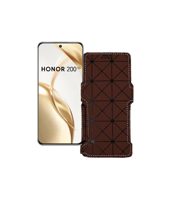 Чохол-книжка з екошкіри для телефону Honor 200 5G