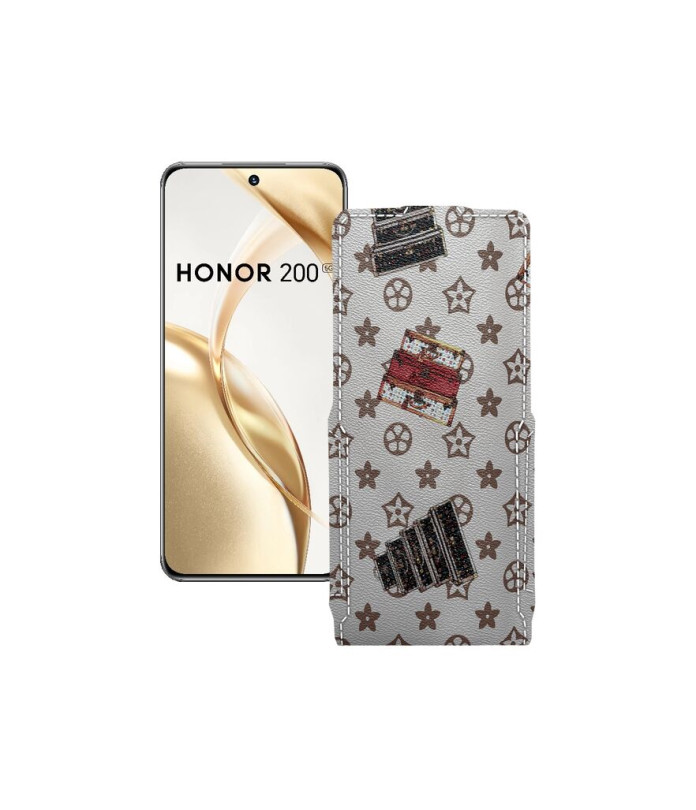 Чохол-флип з екошкіри для телефону Honor 200 5G