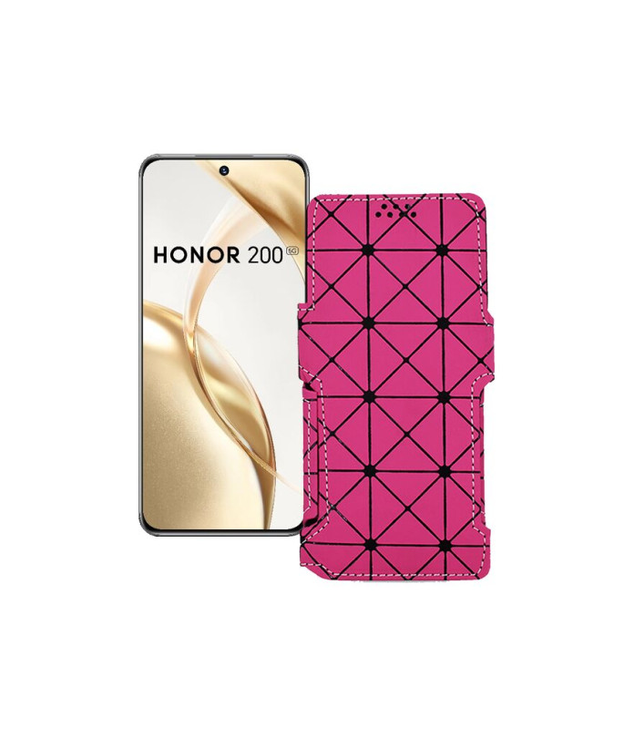 Чохол-книжка з екошкіри для телефону Honor 200 5G