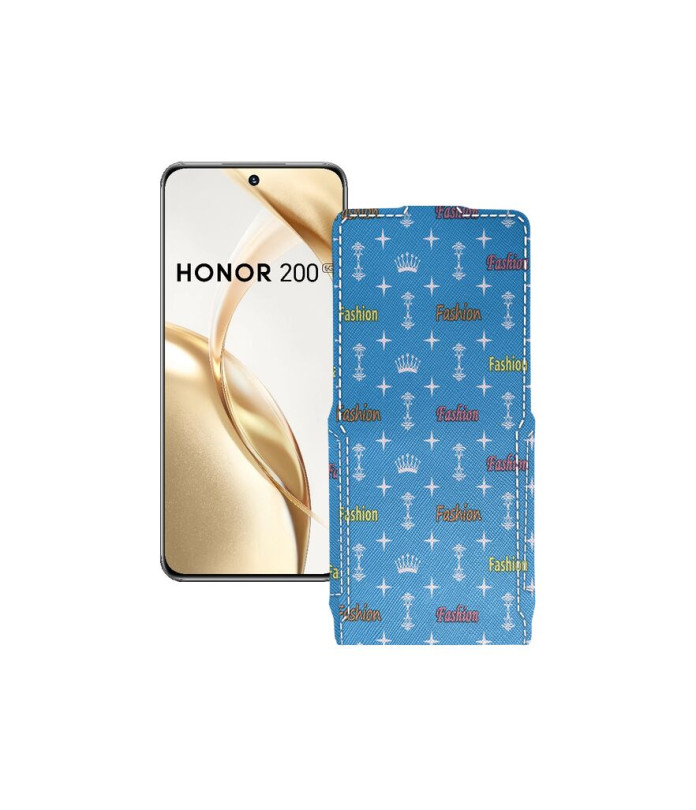 Чохол-флип з екошкіри для телефону Honor 200 5G