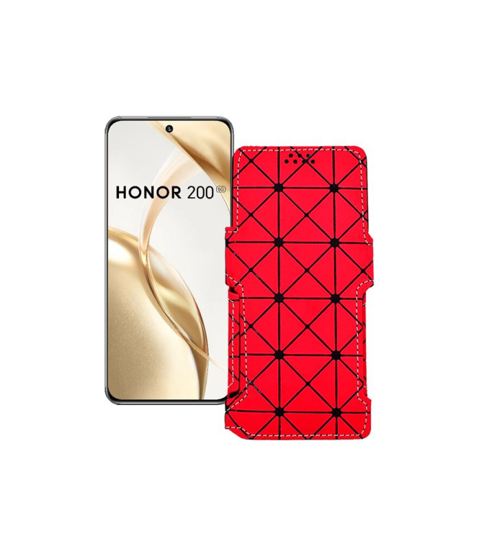 Чохол-книжка з екошкіри для телефону Honor 200 5G