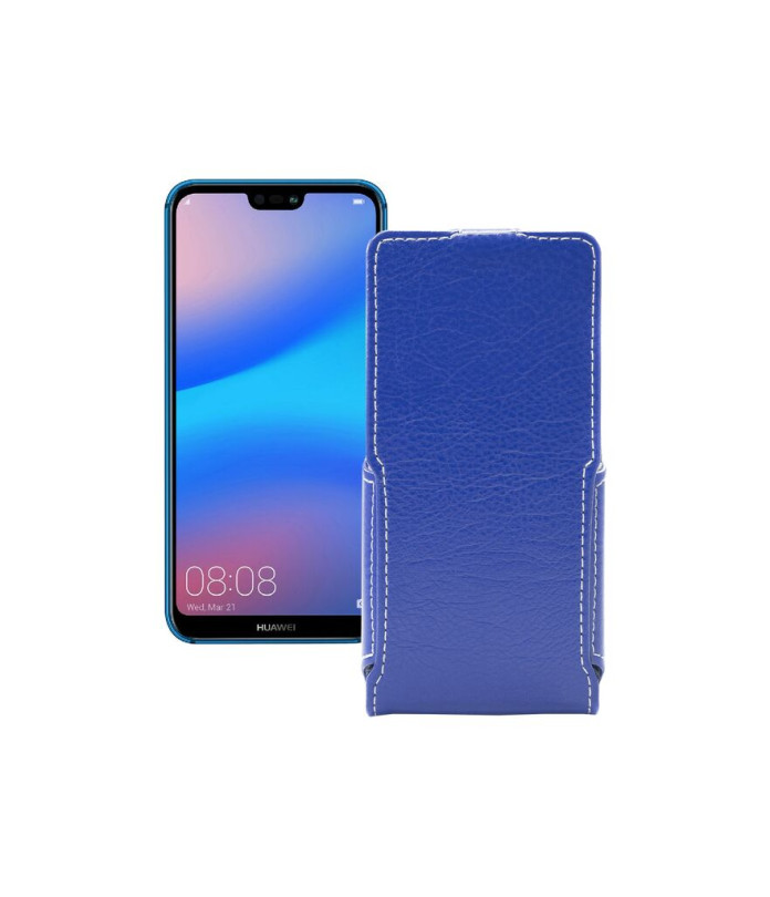 Чохол-флип з екошкіри для телефону Huawei P20 lite