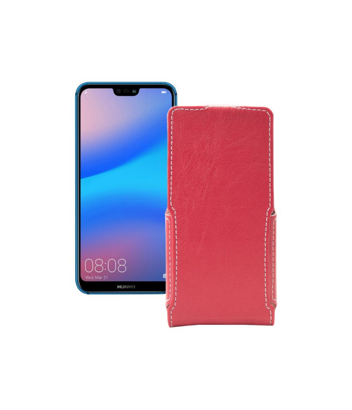 Чохол-флип з екошкіри для телефону Huawei P20 lite